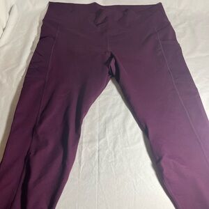 Fabletics Purple Pants/Leggings Size Unkown With Pockets